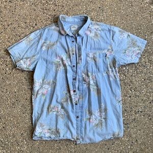 Rip Curl Button Down Hawaiian Shirt